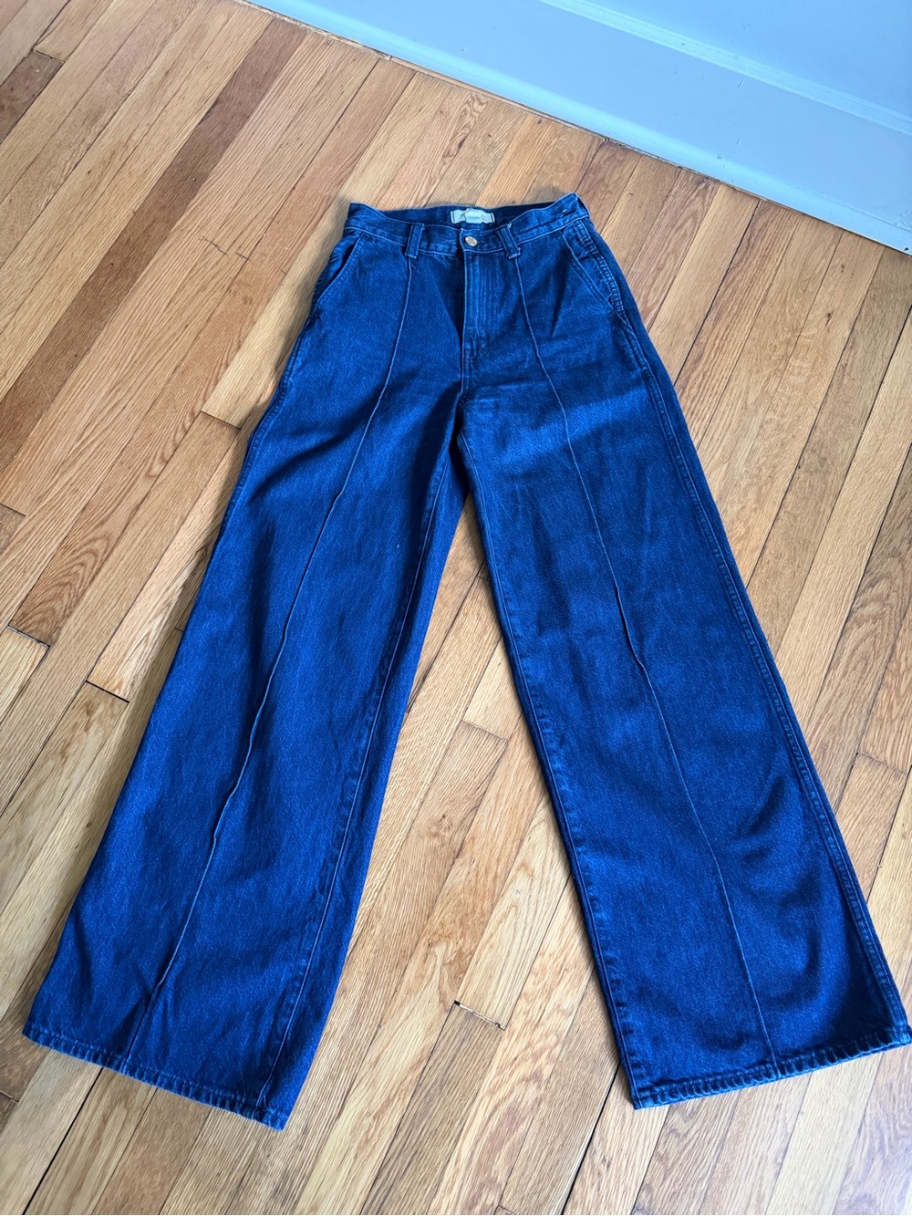 Madewell Dark Blue Wide-Leg Jeans